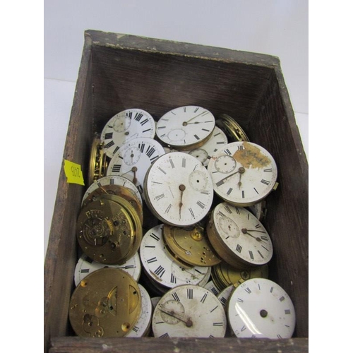 115 - POCKET WATCH MOVEMENTS, large selection of pocket watch movements including Waltham, etc