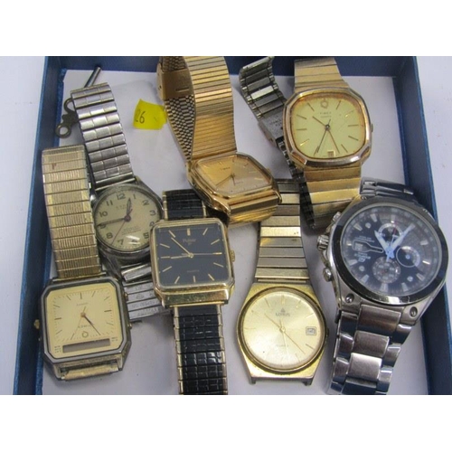 121 - WRIST WATCHES, selection of wrist watches including Timex, Loros, Pulsur, etc