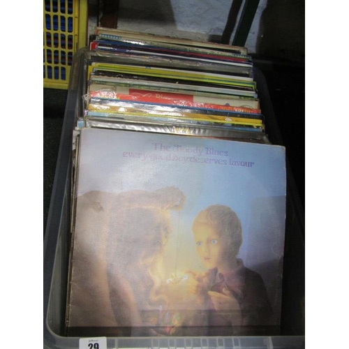 29 - VINYL RECORDS, large box of assorted records ranging from 70s, 80s and 90s including 