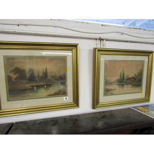 74 - W. V. FRANKLYN, pair of signed watercolours 
