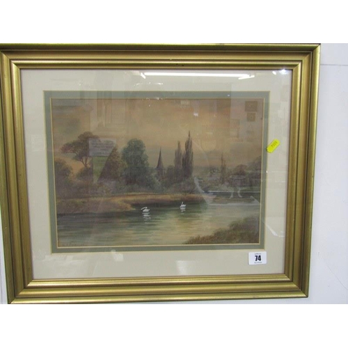 74 - W. V. FRANKLYN, pair of signed watercolours 