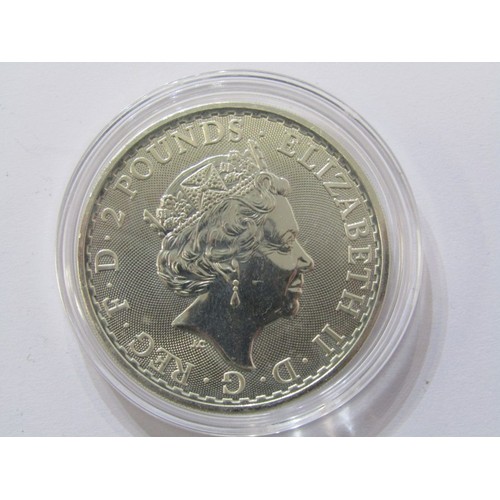 29 - 2021 SILVER BRITANNIA IN CAPSULE 1 ounce silver