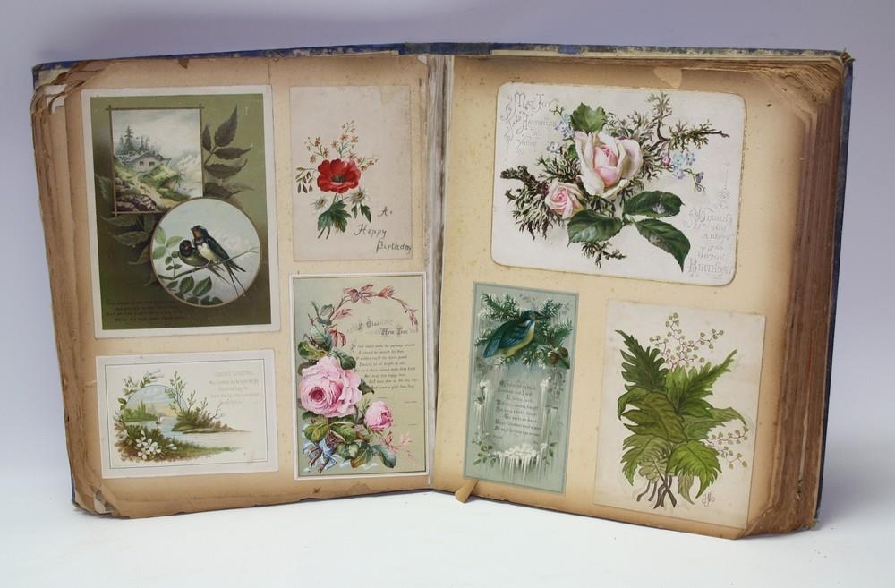 A Victorian postcard album
