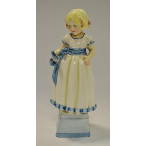 3 - A Royal Worcester figure - Monday's child is fair of face 3257