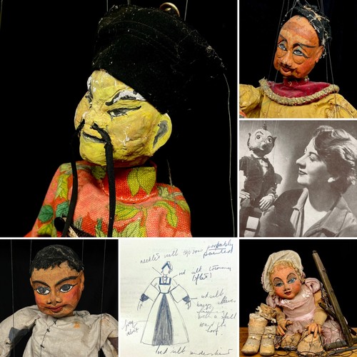 2000 - The Late Ron Wells collection (Lots 2001-2013), a much loved family collection of puppets, accessori... 