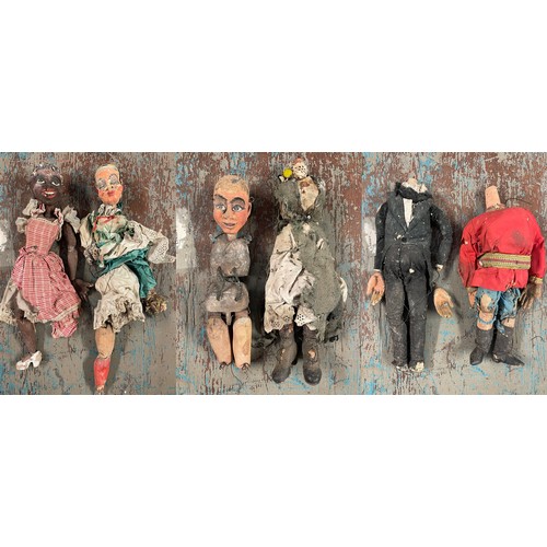2007 - Puppetry – a collection of mid-20th century marionette puppets, some only part complete or in need o... 