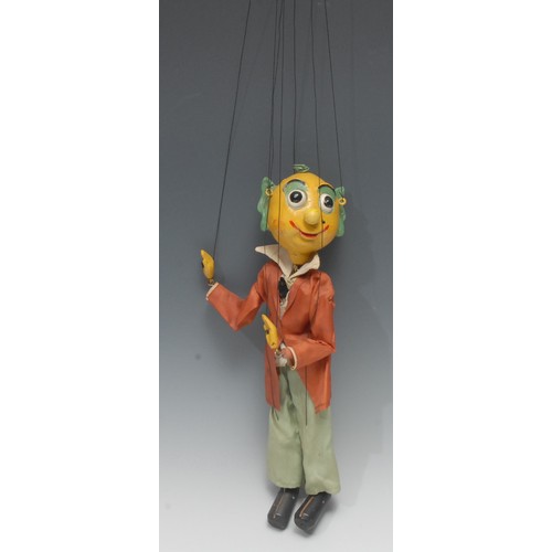 2014 - Pelham Puppets SL Mr Turnip, SL Range, thick cast moulded head, metal coil to top, painted features,... 