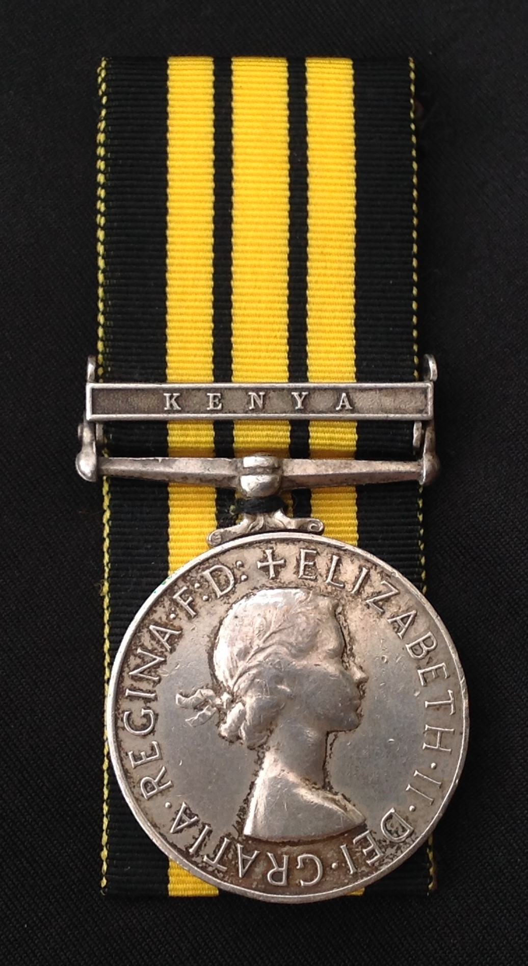British ERII Africa General Service Medal with Kenya Clasp t
