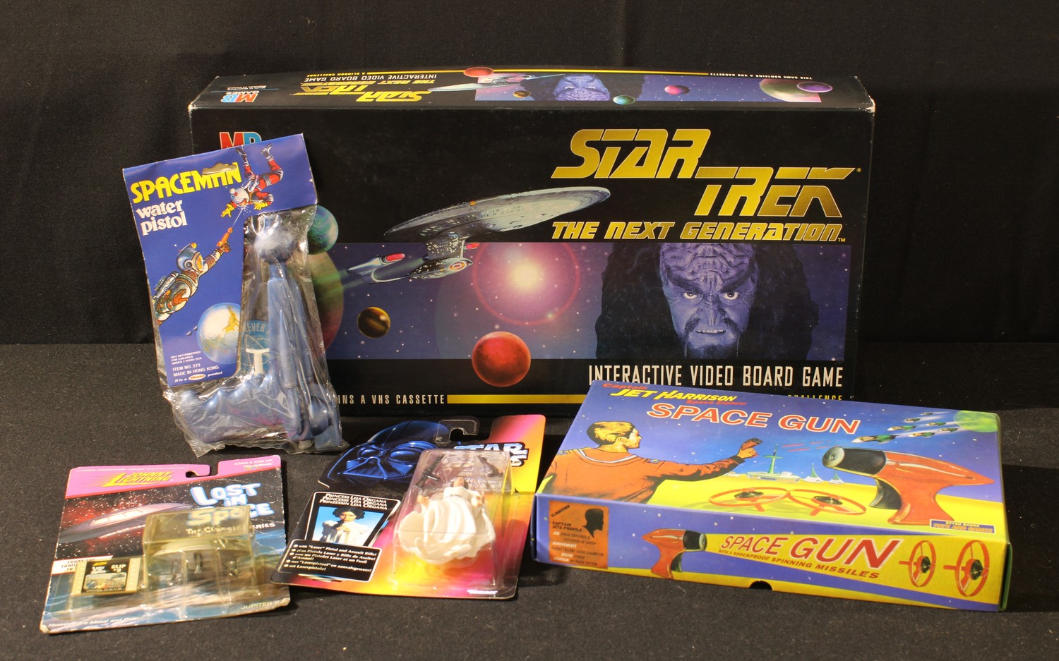 Sci-Fi related toys, comprising MB Games Star Trek The Next Generation...