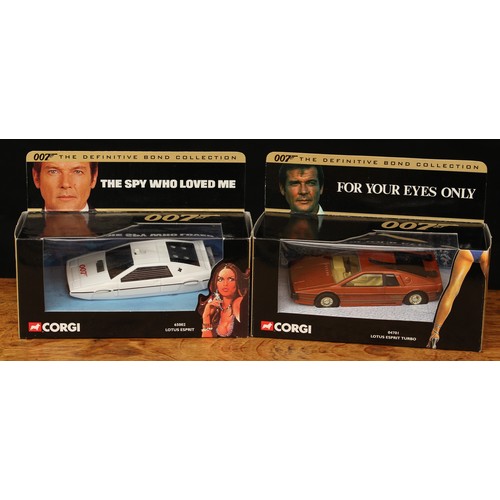 5014 - Corgi 007 The Directors Cut models, comprising CC04512 Lotus underwater (The Spy Who Loved Me), wind... 