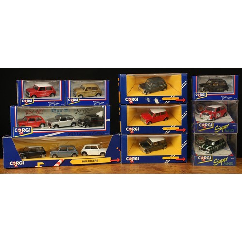 5046 - A collection of Corgi Mini models, some limited edition models including 93715 1:36 three piece spec... 