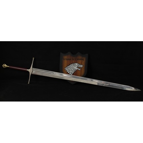 5050 - TV, Fantasy Drama, Game of Thrones - a collector's replica model sword for display, Ice sword of Edd... 