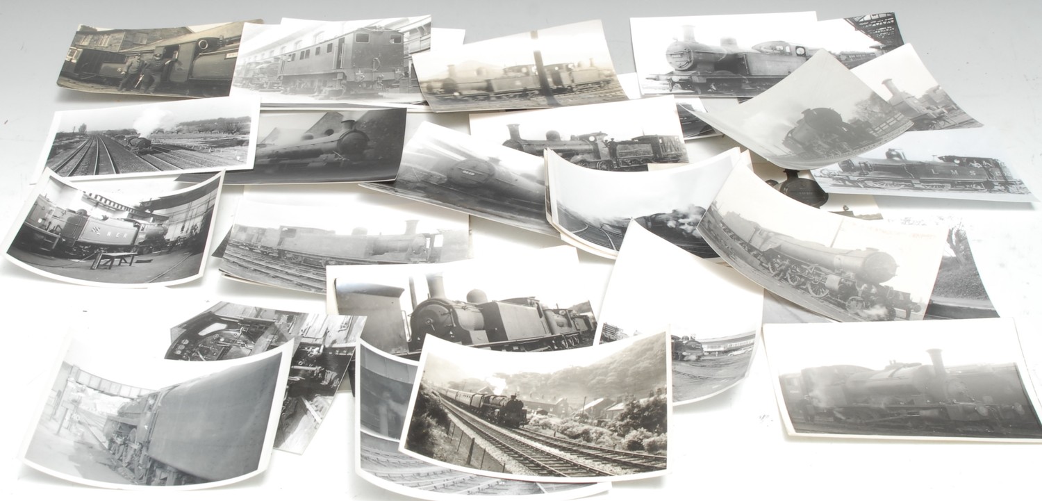 Photography - Railwayana - a collection of black and white photographs of...