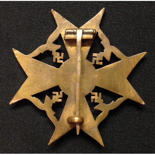22 - WW2 Third Reich Spanienkreuz in Bronze - Spanish Cross in Bronze without Swords. No makers mark.