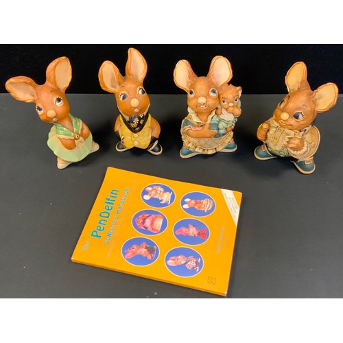 44 - Pendlefin Models - Uncles Soames, Mother Rabbit, Father Rabbit, Mother and Baby;  Pendelfin Collecto... 