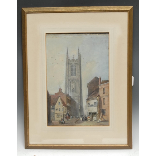 384A - English School (early 20th century)
Derby Cathedral
watercolour, 37.5cm x 25cm;  others, English Sch... 