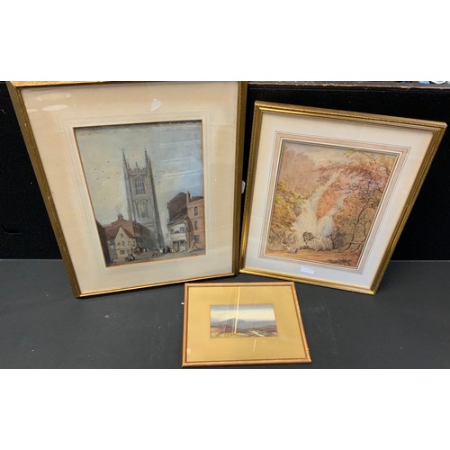384A - English School (early 20th century)
Derby Cathedral
watercolour, 37.5cm x 25cm;  others, English Sch... 