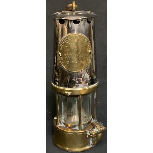 16 - An Eccles Type 6 miner's safety lamp