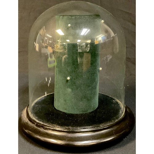 22 - A glass collector's display dome, approx. 25cm high overall