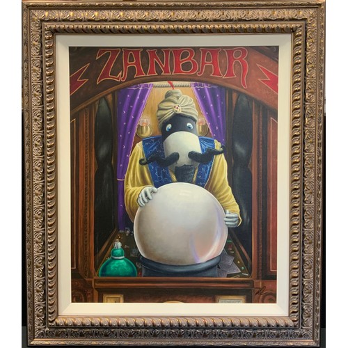 51 - Peter Smith, by and after, 'Zanbar', signed, limited edition number 31/150, giclee on canvas, 59.5cm... 