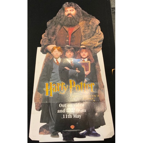 51A - Cinema and Movies - a large cardboard Harry Potter and the Philosopher's Stone shop cut out pop-up, ... 