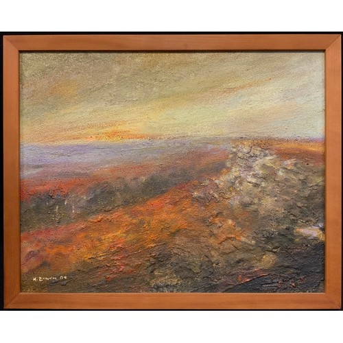28 - Kristan Baggaley 
Winter Sunset, Stanage Edge
39.5cm x 50cm