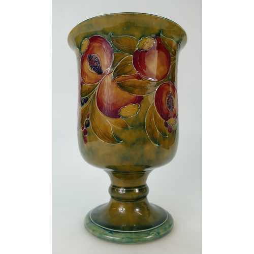 William Moorcroft Footed Vase Decorated In The Early Pomegranate