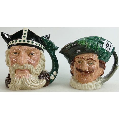 Royal Doulton Large Characters Jugs Viking D6496 & The Cava... Barnebys