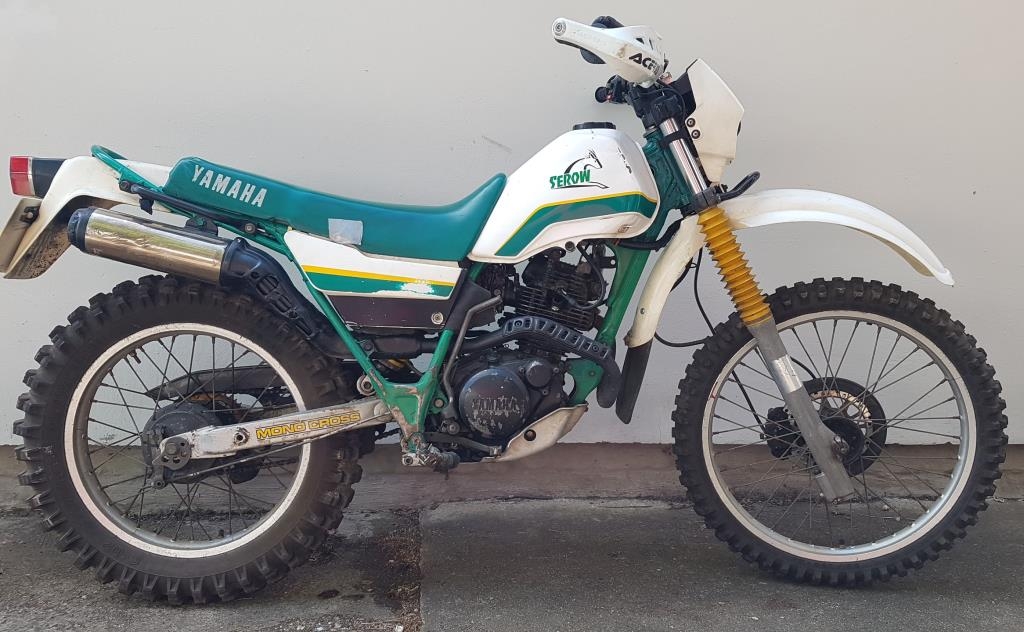 Yamaha XT225 motorcycle. 1986. Popular lightweight bike, 12000miles ...