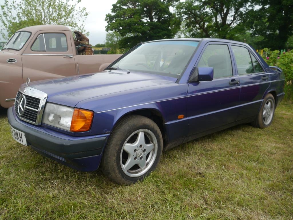 Mercedes 190E. 1993. Blue. 148897miles. Runs. Some history. Registered ...