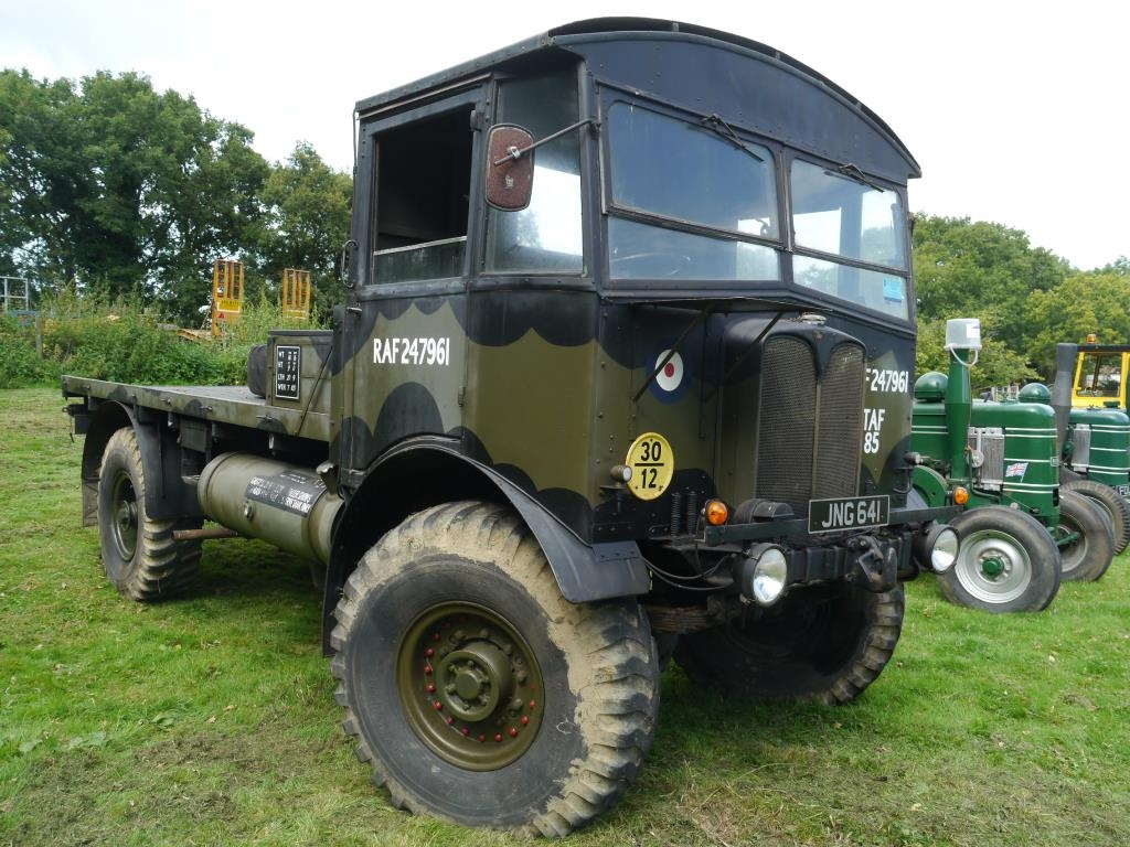 AEC Matador Lorry, ex RAF lorry. runs and drives well, Reg. JNE 641. V5