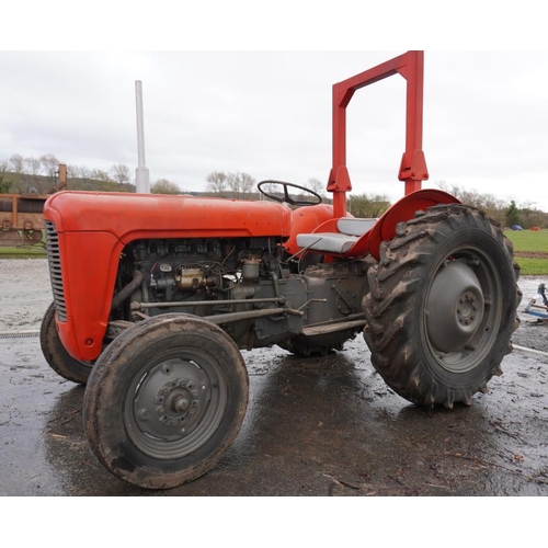 Massey Ferguson Fe35 Tractor With Roll Bar Runs And Drives Sdm89270 Cw Instruction Manual And S 2718