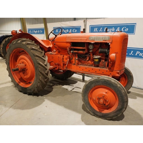 Nuffield Universal M4 petrol paraffin tractor with rollbar. Reg BSV382. V5