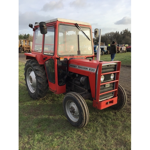 Massey Ferguson 230 Tractor. 1985, 1 Former Keeper. Reg. B155 Rdl