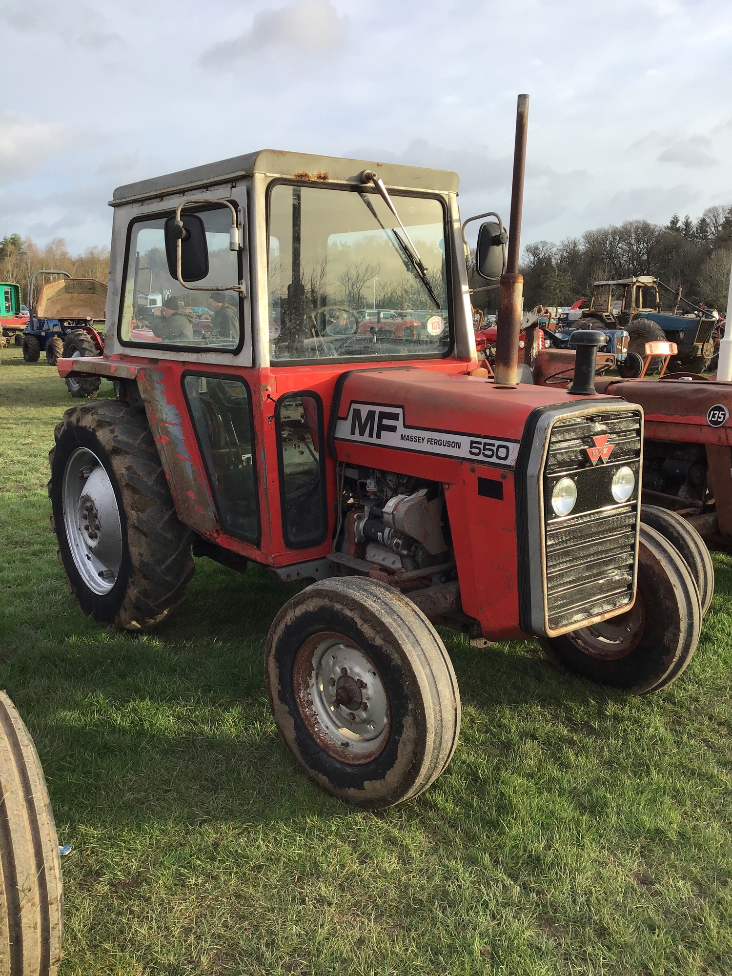 Massey Ferguson 550 tractor with cab