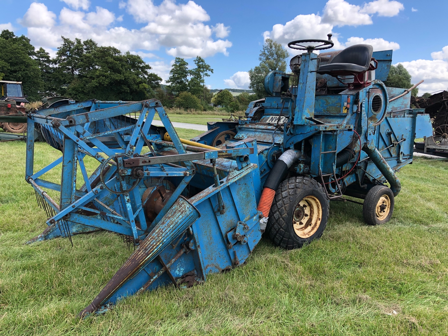 Wintersteiger combine harvester. Hydrostatic drive. 1973. Reg. NVX 861M. V5
