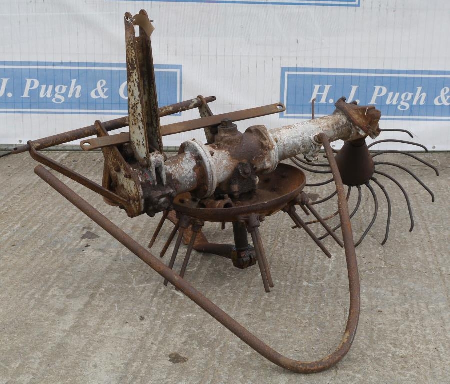 Ferguson potato spinner. Badged