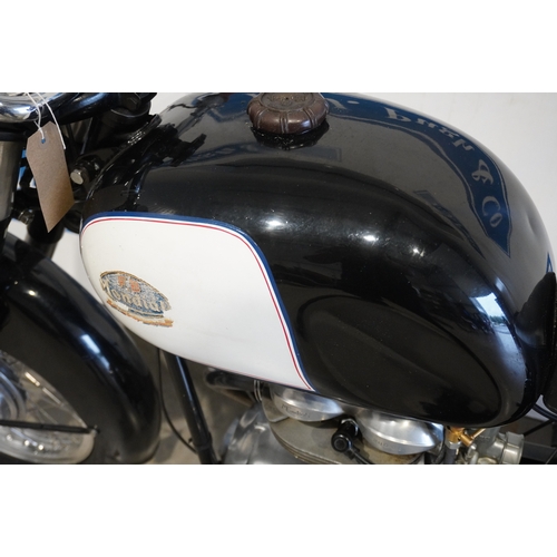 427 - Mondial Sport 200 FB motorcycle. 1955, 198cc. Matching numbers, starts and runs well. c/w rims and o... 