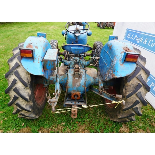 89 - Fordson Detxa 4 wheel drive tractor, original condition, 6531hrs