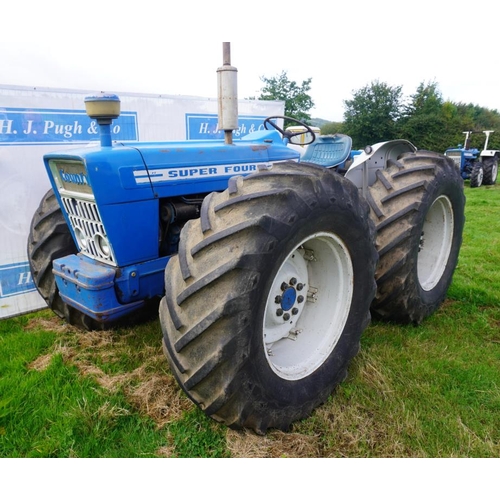 94 - County Super Four 754 Select-O-Speed tractor. Swinging drawbar, original condition, 3637hrs. SN. 203... 