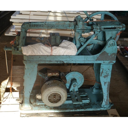 Rapidor power hacksaw, single phase
