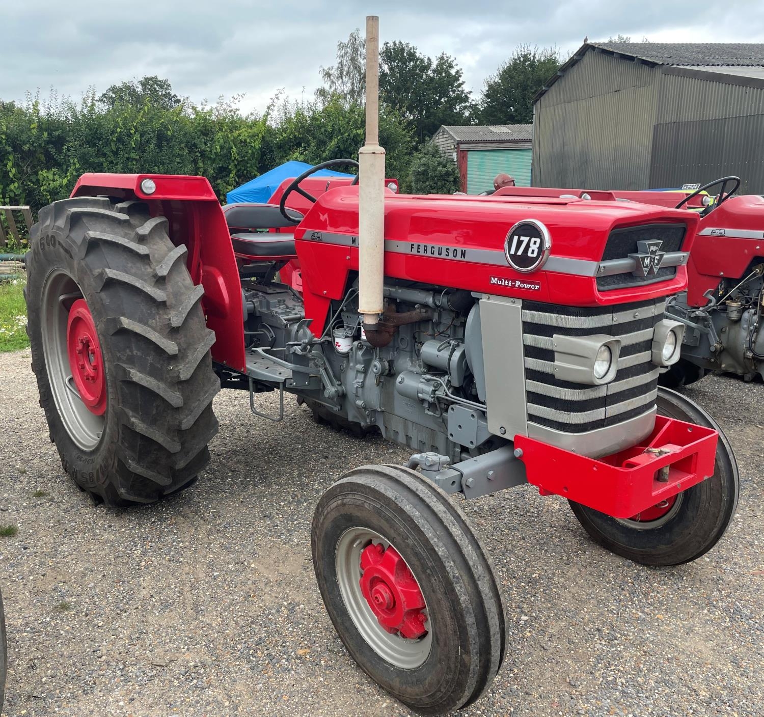 Massey Ferguson 178 Multi Power Tractor Used For Mowing Recently Ideal Road Run Tractor Restored