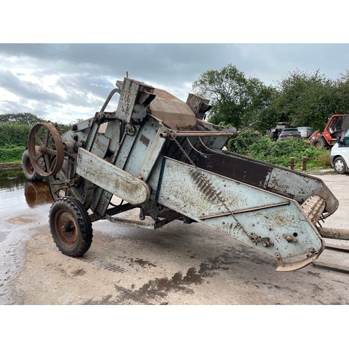 Ransomes Simms and Jefferies pick up baler complete with diesel engine ...