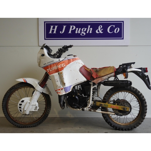 700 - Aprillia Tuareg 50cc enduro motorcycle. Italian import with NOVA. Engine has seized.
