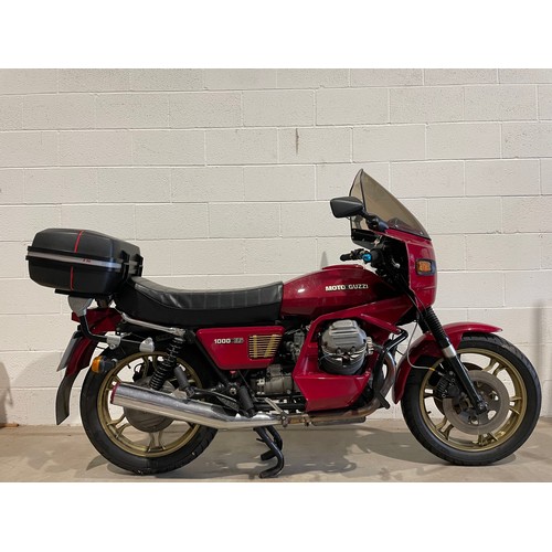 636 - Moto Guzzi 1000 SP motorcycle. 948cc. 1980. Frame No. 16477. Engine No. 203410. Electric start. star... 