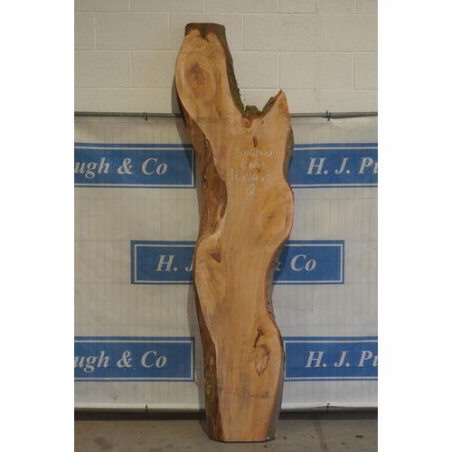 7 - Spalted Beech 96x14x2 -1