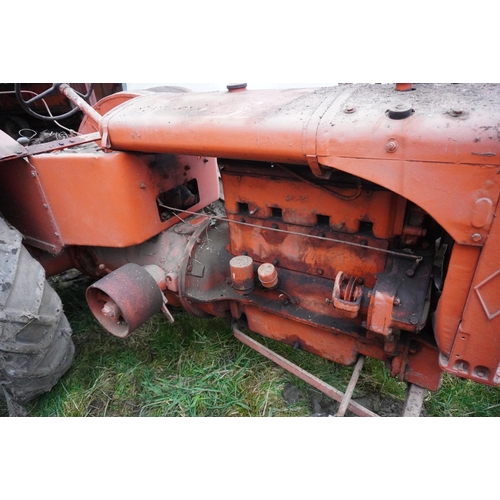 34 - Allis Chalmers Model U25-14 tractor. part restored, needs some work. 1949. PTO. Reg. HAB 831. V5