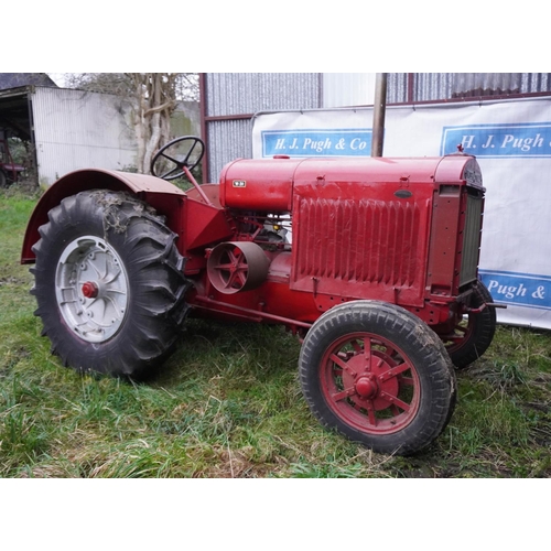 36 - International W30 tractor. Early restoration. High top gear, starts and drives, supplied by Edward T... 