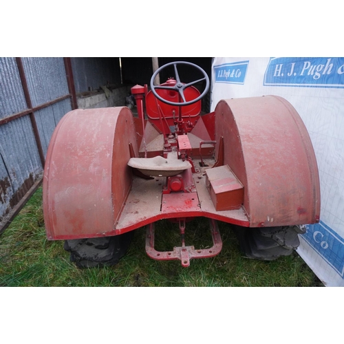 36 - International W30 tractor. Early restoration. High top gear, starts and drives, supplied by Edward T... 