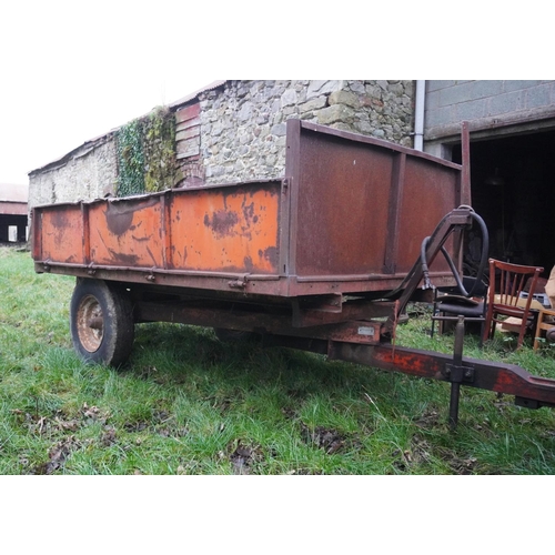 9 - Single axle tipping trailer